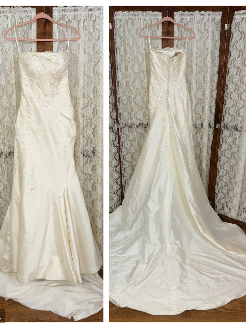 Gorgeous Pronovias Ipanema Silk Wedding Gown